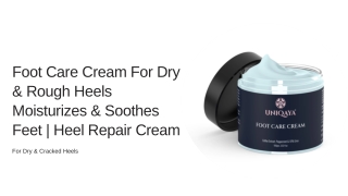 Foot Care Cream for Dry & Cracked Heels – Intense Repair Formula