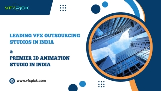 Best VFX Outsourcing Studios in India | VFX PICK
