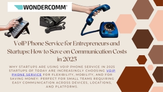 VoIP Phone Service for Entrepreneurs and Startups How to Save on Communication Costs in 2025