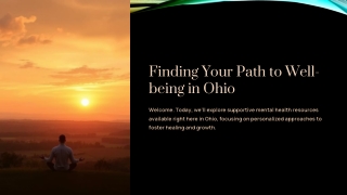 Find Relief with Expert Depression Therapy in Ohio