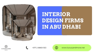 interior design firms in abu dhabi PDF
