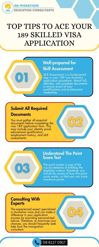 Top Tips to Ace Your 189 Skilled Visa Application