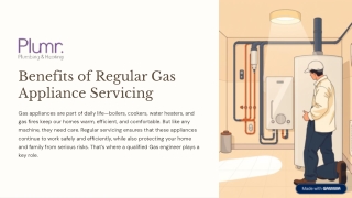 Benefits of Regular Gas Appliance Servicing