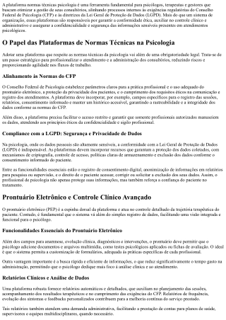 Normas técnicas em psicologia: segurança e eficiência no seu consultório