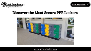 Discover the Most Secure PPE Lockers 