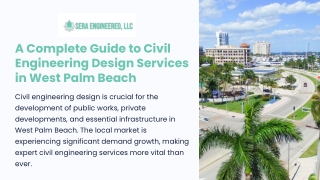 A Complete Guide to Civil Engineering Design Services in West Palm Beach