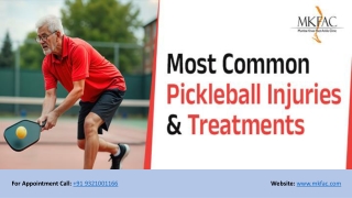 Most Common Pickleball Injuries and Treatments | MKFAC