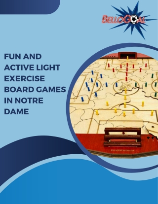 Fun and Active Light Exercise Board Games in Notre Dame