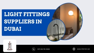 light fittings suppliers in dubai pdf