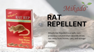 Rats Out, Relief In – A New Era with Mikado Rat Repellent