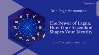 The Power of Lagna: How Your Ascendant Shapes Your Identity
