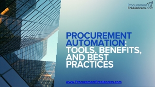 PROCUREMENT AUTOMATION