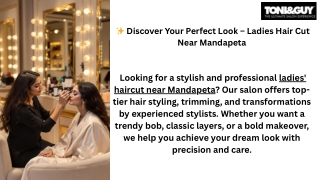 _Ladies Hair Cut Near Mandapeta