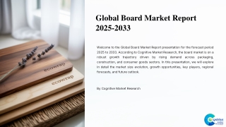 Board Market Report 2025 and its Size Share and Trends