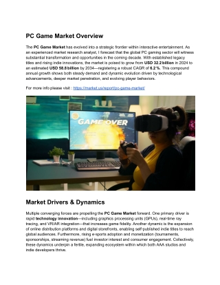 North America PC Game Trends: What’s Driving Regional Growth?