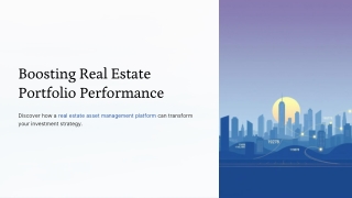Boosting Real Estate Portfolio Performance - Leni
