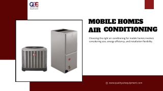 Staying Cool: The Best Air Conditioning Options for Mobile Homes