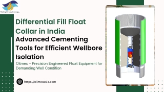 High-Performance Differential Fill Float Collar in India