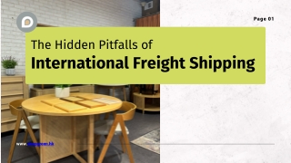 The Hidden Pitfalls of International Freight