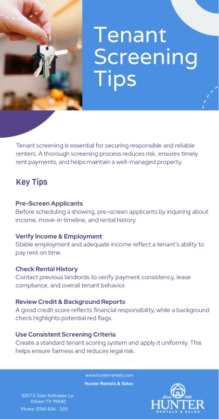Tenant screening Tips