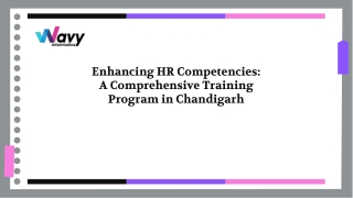 Upgrade Your Career with HR Management Training in Chandigarh – Wavy Informatics