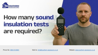 How Many Sound Insulation Tests are Required | Southern Assessors