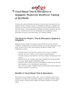 Cloud-Based Time & Attendance in Singapore_ Modernize Workforce Tracking at S1_Month