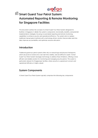 Smart Guard Tour Patrol System_ Automated Reporting & Remote Monitoring for Singapore Facilities