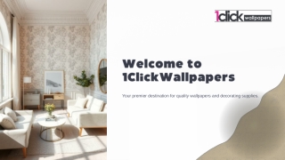 Transform Your Space with Stylish Wallpaper from 1ClickWallpapers