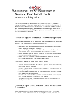 Streamlined Time-Off Management in Singapore_ Cloud-Based Leave & Attendance Integration