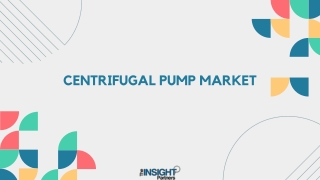 Centrifugal Pump Market 2031: Analysis