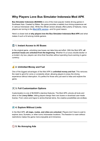 bus simulator indonesia mod apk 5