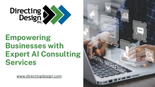 Empowering Businesses with Expert AI Consulting Services