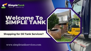 Oil Tank Services in New Jersey