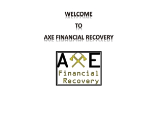 Financial Recovery Services in The USA | Axe Financial Recovery