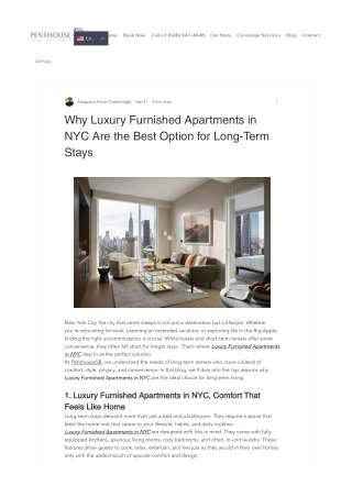 Corporate housing NYC