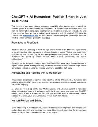 ChatGPT   AI Humanizer_ Publish Smart in Just 15 Minutes (1)