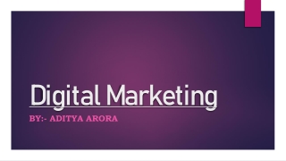 Digital Marketing