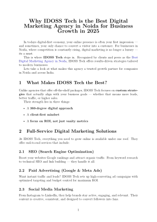 Best Digital Marketing agency In noida