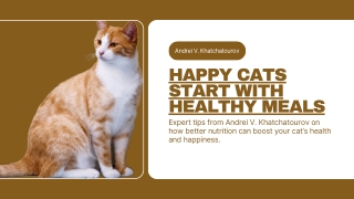 Tailored Tummies: Optimizing Cat Health Through Diet | Andrei V. Khatchatourov