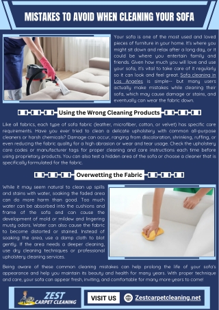 Get Professional Sofa Cleaning Services