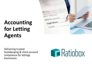 Simplifying Finance for Letting Agents – Ratiobox’s Tailored Accounting Services