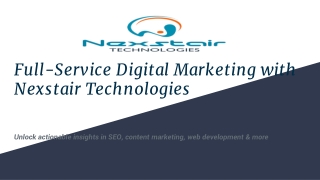 Nexstair technologies