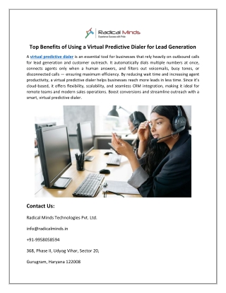 Stay Compliant and Productive with a Virtual Predictive Dialer