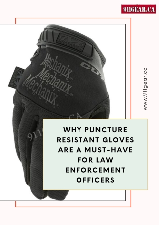 Premium Puncture Resistant Gloves for Tactical Safety