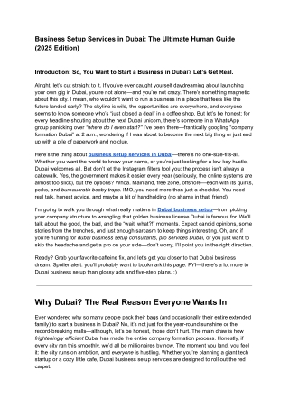 Business Setup Services in Dubai_ The Ultimate Human Guide