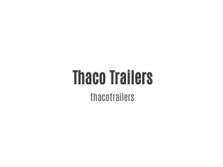 Thaco Trailers