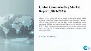 Geomarketing Market Report 2025 and its Size Share and Trends