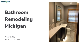 Stylish Bathroom Renovations in Michigan | AllPoint