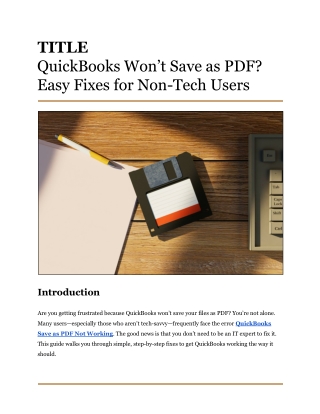 QuickBooks Won’t Save as PDF_ Easy Fixes for Non-Tech Users